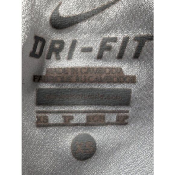 Nike Dry Fit Running Shorts White Pink w/Orange Line with Built in Panties Women - Picture 3 of 5